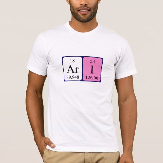 Ari Periodieke Naam shirt (Voorkant)