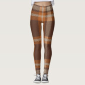 Aria Grace Autumn Hearth Cozy Plaid Pattern Vol 11 Leggings (Voorkant)