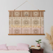 Aria Grace Cinnamon Sun Tribal Radiance Pattern Hangend Wandkleed (Slaapkamer)