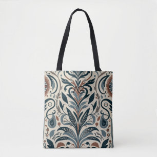 Aria Grace Urban Bloom Lineaire Abstracte Print Draagtas