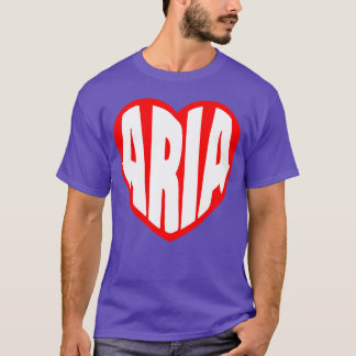 Aria in mijn Hart grappig T-shirt
