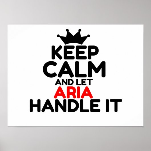 ARIA POSTER (Voorkant)
