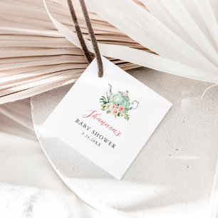 ARIA Tea Party Baby shower Bedankjes Labels