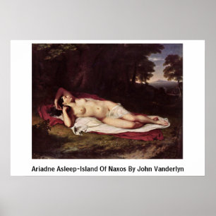 Ariadne Aslaap-Island van Naxos door John Vanderly Poster