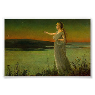 Ariadne bij Naxos John Atkinson Grimshaw Foto Afdruk