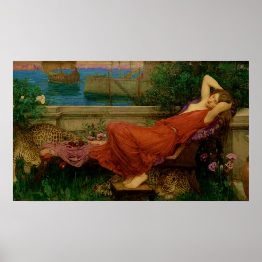 Ariadne by John William Waterhouse Poster (Devant)