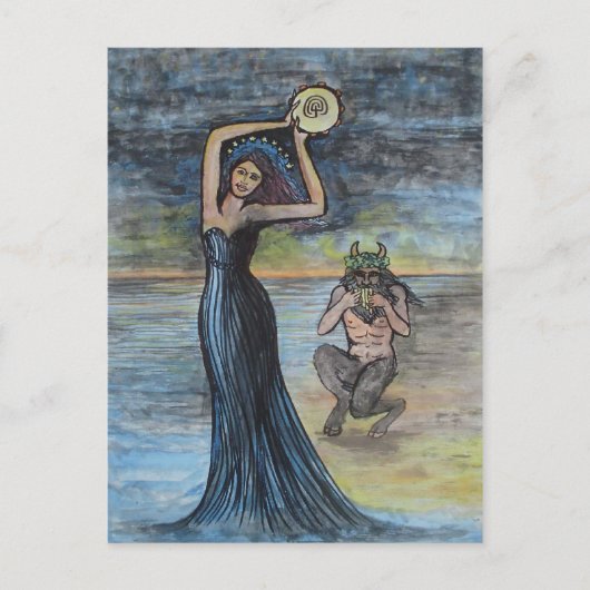 Ariadne en Dionysus Briefkaart (Voorkant)