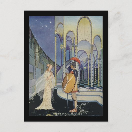 Ariadne en Theseus Briefkaart (Voorkant)