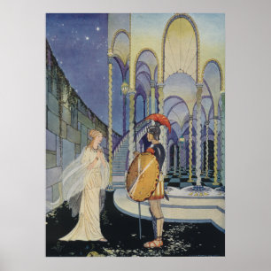 Ariadne en Theseus Poster