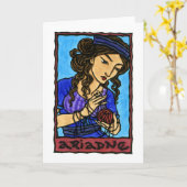 Ariadne Greeting Card Kaart (Gele Bloem)