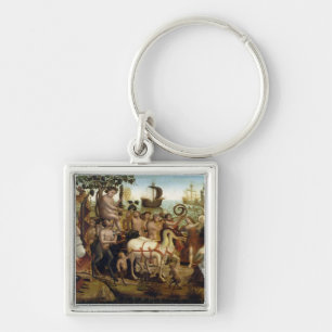 Ariadne in Naxos, van het verhaal van Theseus (oli Sleutelhanger