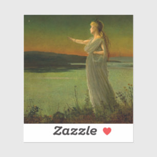 Ariadne op Naxos John Atkinson Grimshaw  Sticker
