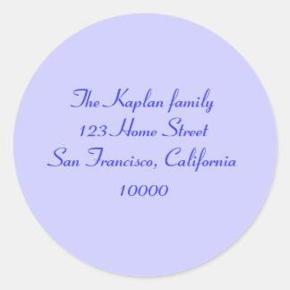 Ariana Bat Mitzvah Envelope Seal Ronde Sticker