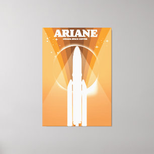 Ariane Guiana Space Center — ruimtekunst Canvas Afdruk
