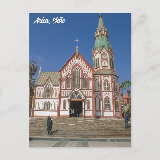 Arica, Chile, Cathedral Briefkaart (Voorkant)
