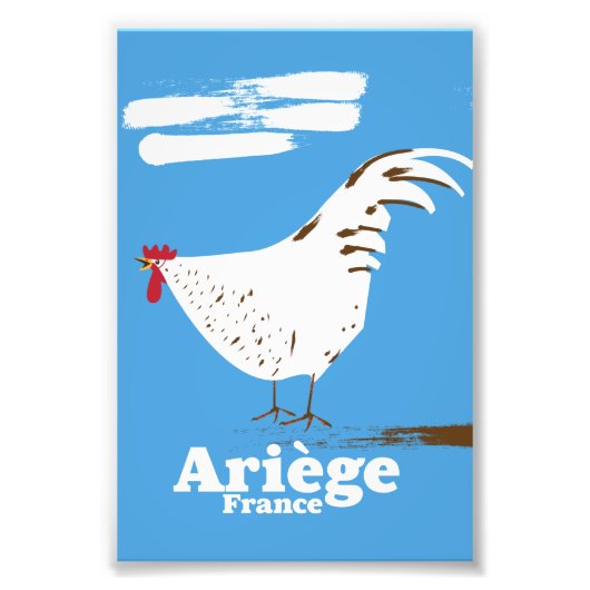 Ariège Frankrijk reisposter. Foto Afdruk (Voorkant)
