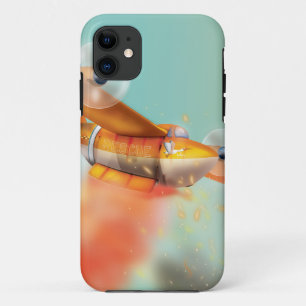 Ariel brandbestrijdingsvliegtuig iPhone 11 hoesje