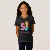 Ariel - Notre petite Sirène 5 ans T-shirt (Devant entier)