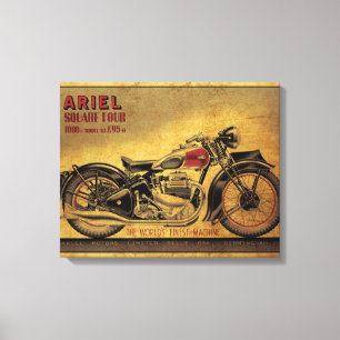 Ariel Square Vier  motorfiets Canvas Afdruk