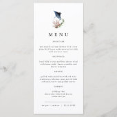 ARIEL Tropical Ocean Coral Manta Ray Beach Menu (Devant)