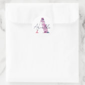 Arielle Naam Aangepaste Sticker Meisjes Label Flor (Tas)