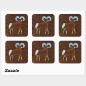 Aries 2008 vierkante sticker (Vel)
