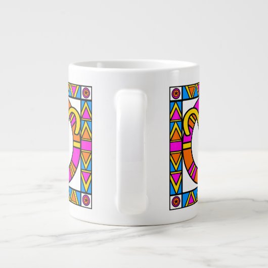ARIES 20 oz. Jumbo Mok - Tikki Pattern (Achterkant)
