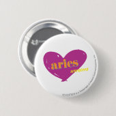 Aries 2 ronde button 5,7 cm (Voorkant /achterkant)