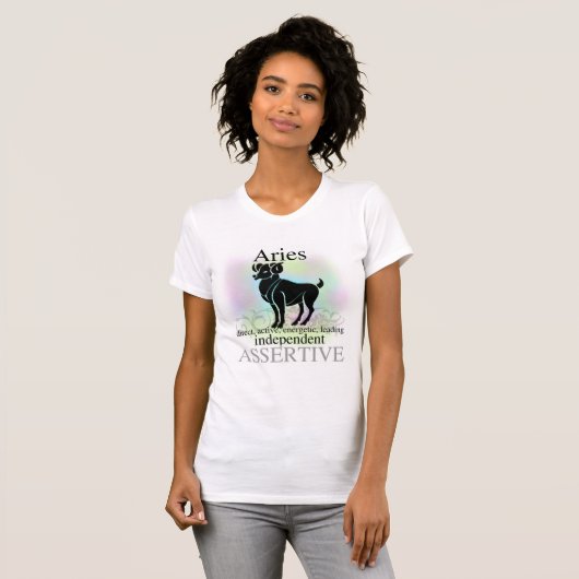 Aries à propos de vous Tshirts (Devant entier)