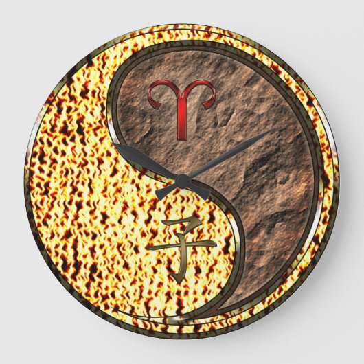 Aries & Aardrat Puzzel Grote Klok (Voorkant)