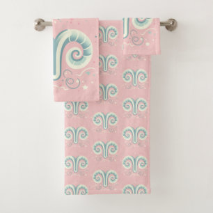 ARIES, abstract ontwerp van het sterrenbeeld, Bad Handdoek