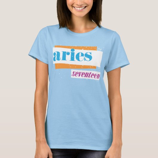 Aries Aqua T-shirt (Voorkant)