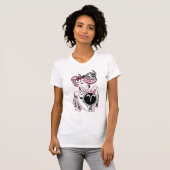 Aries Art Deco Lady T-shirt (Voorkant volledig)