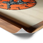 Aries Art mural imprimable | Astrologie audacieuse (Coin)