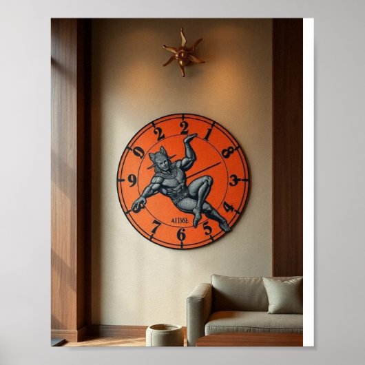 Aries Art mural imprimable | Astrologie audacieuse (Devant)