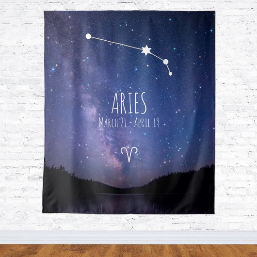 Aries | Astrologie personnalisée Tapisserie