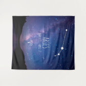 Aries | Astrologie personnalisée Tapisserie (Devant (Horizontal))