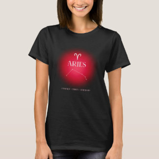 Aries aura dark version t-shirt