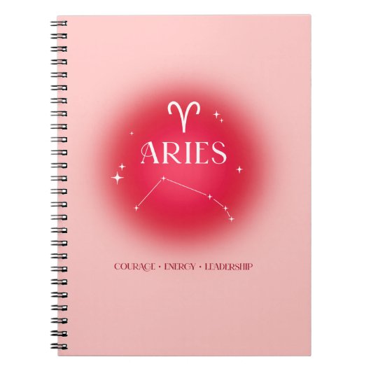 Aries aura notitieboek (Voorkant)