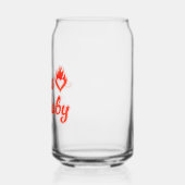 Aries baby glass blikvorm glas (Links)