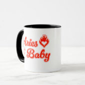 Aries baby mug mok (Voorkant links)