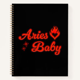 Aries baby notebook notitieboek
