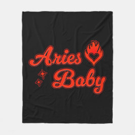 Aries baby polar blanket fleece deken