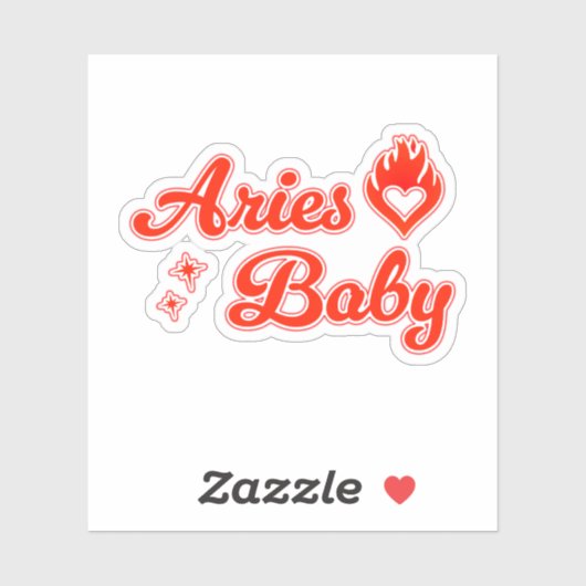 Aries baby  sticker (Vel)
