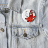 Aries Belly Dancer Ronde Button 5,7 Cm (In situ)