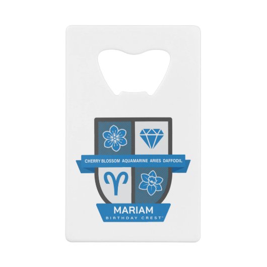 Aries Birthday Crest™ pour le 21-31 mars (Devant)