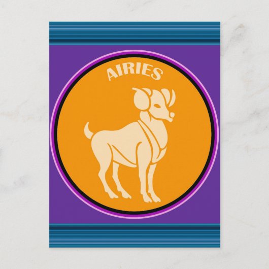 Aries Briefkaart (Voorkant)