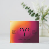 Aries Briefkaart (Staand voorkant)
