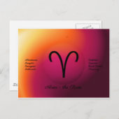 Aries Briefkaart (Voorkant / Achterkant)