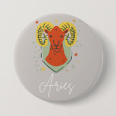Aries button badge  (Devant)